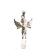 Silverberlock Ängel 17,5 mm är ett silverhänge format som en ängel med utsträckta vingar, hängande i en ögla mot en vit bakgrund.