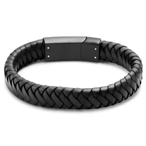 Visar läderarmbandets baksida