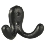 Svart väggkrok i gjutjärn