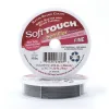En rulle Soft Touch smyckewire - 0,36 Fin ca 9 m i satin silver, med en fin diameter på 0,36 mm, ca 9 m längd och rostfritt stål med nylonbeläggning för stark knutknytning.