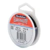 En rulle Beadalon Elasticity elastisk sladd, 0,8 mm (0,032 tum) tjock och 5 meter (16,4 fot) lång, i svart, med produktinformation tryckt på etiketten.