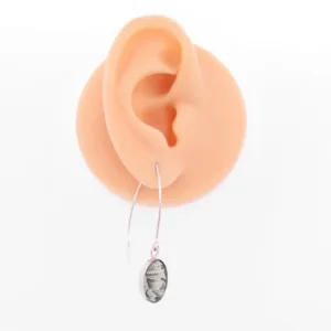 Porslinsörhänge Gröna Anna