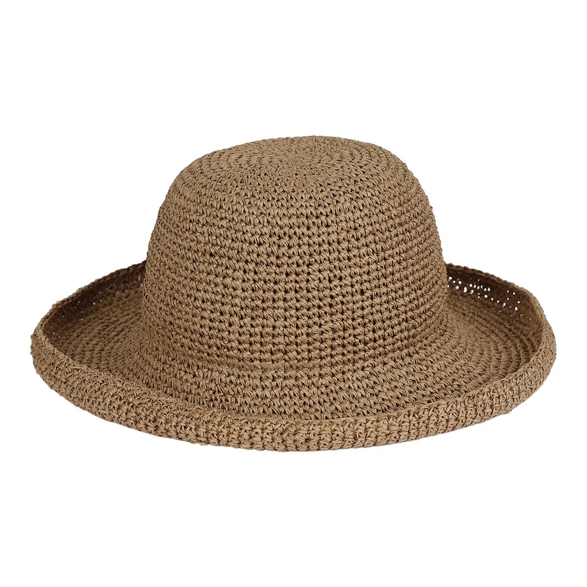 Beige hatt tillverkad av pappaer