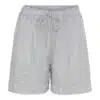 Fina ljust grå Linneshorts i 100% linne